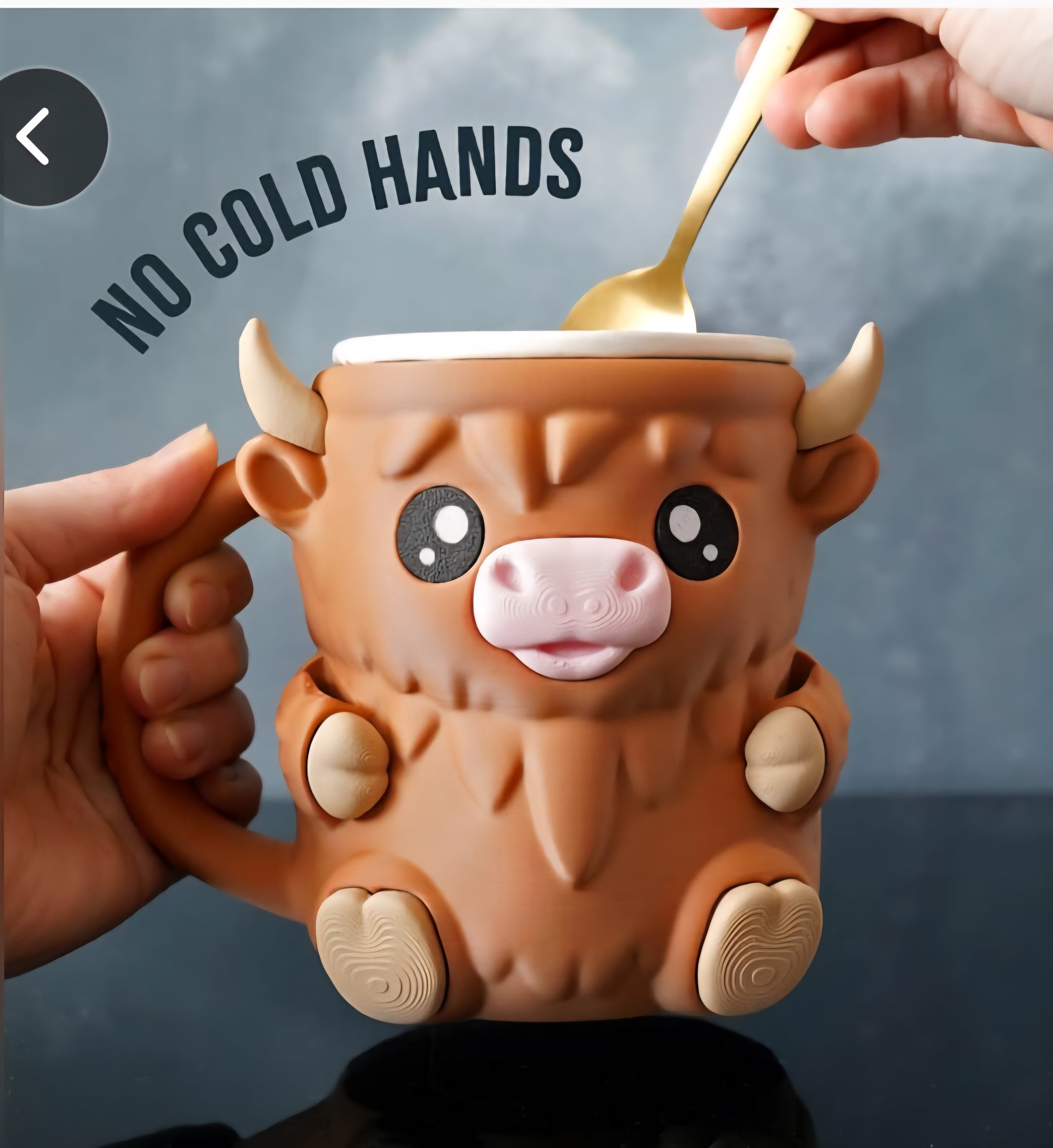 Ferdinand the Highland Cow Ice Pint Holder 🐮❄️